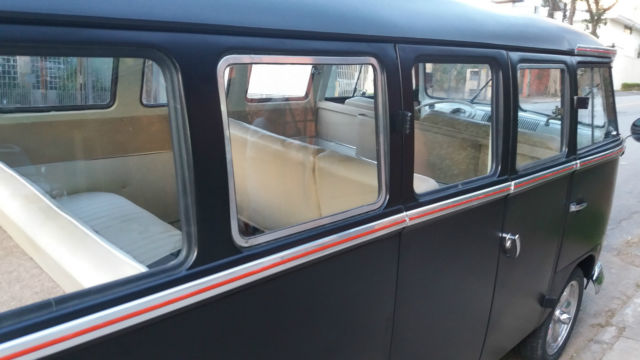 1969 Black Volkswagen Bus/Vanagon bus