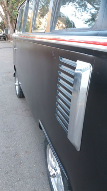 1969 Black Volkswagen Bus/Vanagon bus