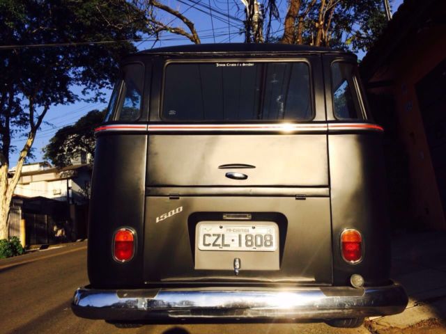 1969 Black Volkswagen Bus/Vanagon bus