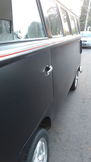 1969 Black Volkswagen Bus/Vanagon bus