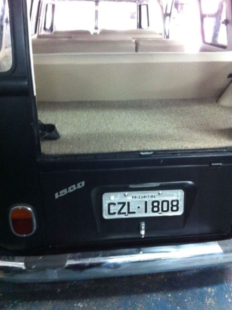 1969 Black Volkswagen Bus/Vanagon bus