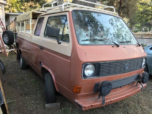 1982 Tan Volkswagen Bus/Vanagon Extended Crew Cab Pickup