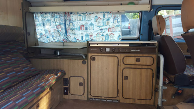 1980 Blue Volkswagen Bus/Vanagon Bus