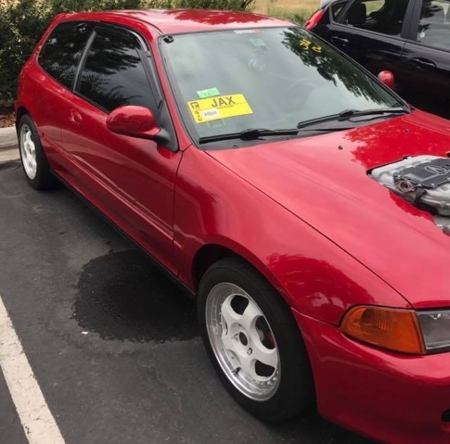 1994 Red Honda Civic