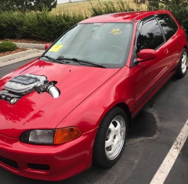 1994 Red Honda Civic