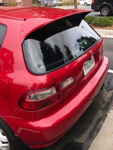 1994 Red Honda Civic