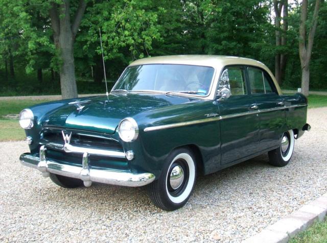1954 Green Willys AERO Sedan