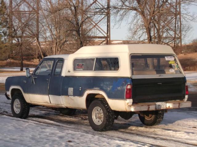 1975 Blue Dodge Other Pickups Extended Cab Pickup