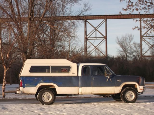 1975 Blue Dodge Other Pickups Extended Cab Pickup