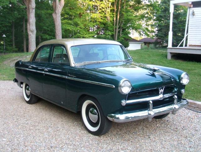 1954 Green Willys AERO Sedan