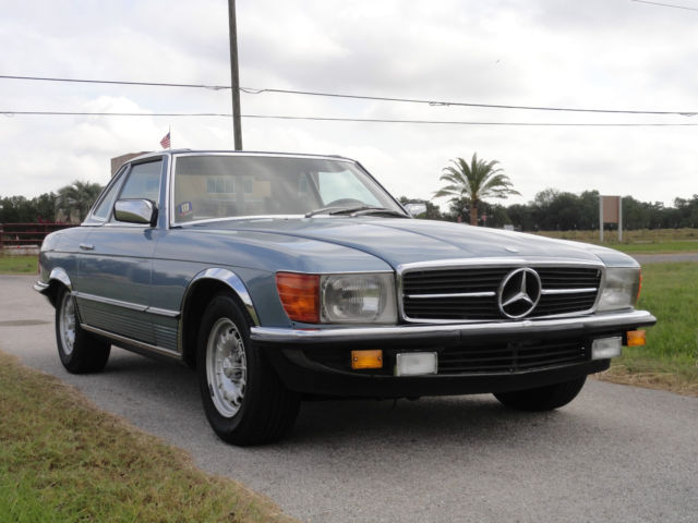 1978 Blue Mercedes-Benz 200-Series Convertible