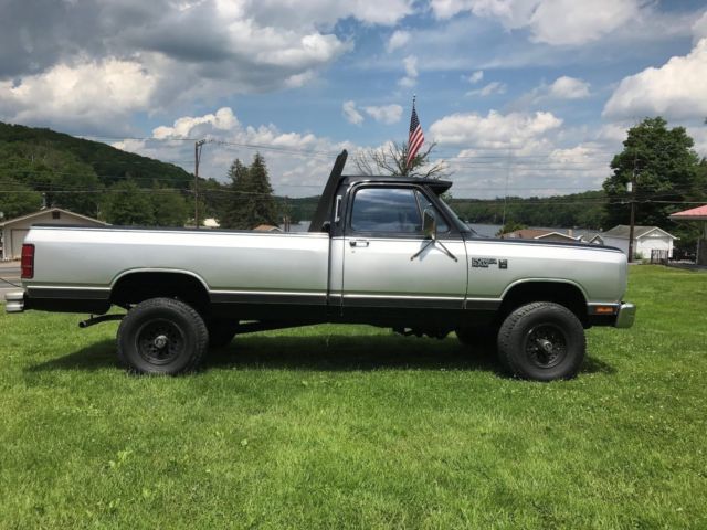 1987 Silver Dodge Ram 1500