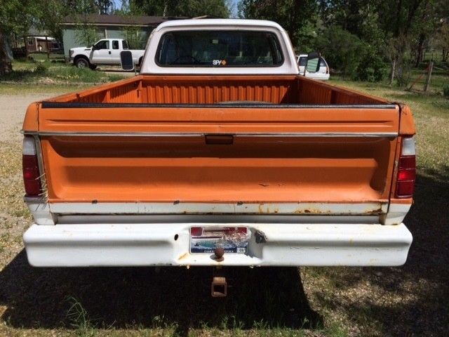 1976 Orange & Cream Dodge Power Wagon Extended Cab Pickup