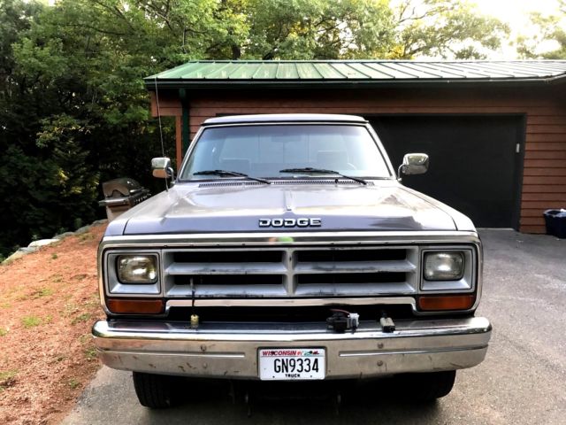 1990 Black / Gray Dodge Other Pickups Standard Cab Pickup
