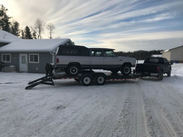 1985 Silver Dodge Other Pickups Crew Cab Pickup