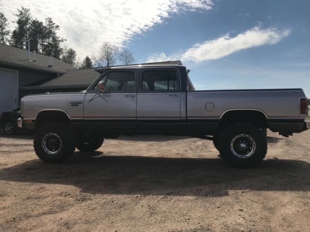 1985 Silver Dodge Other Pickups Crew Cab Pickup
