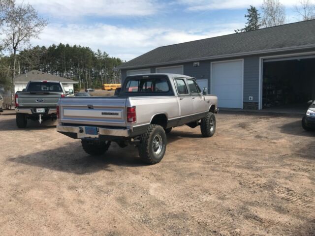 1985 Silver Dodge Other Pickups Crew Cab Pickup