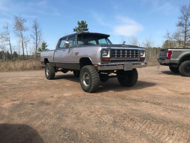 1985 Silver Dodge Other Pickups Crew Cab Pickup