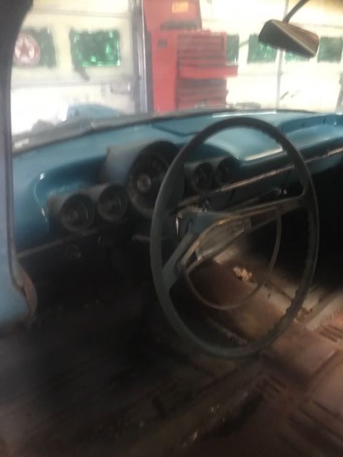 1960 Blue Chevrolet Impala Wagon