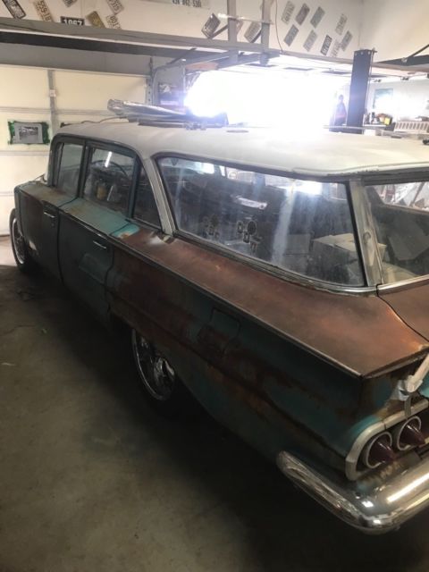 1960 Blue Chevrolet Impala Wagon