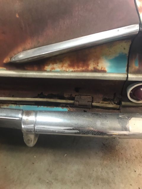 1960 Blue Chevrolet Impala Wagon