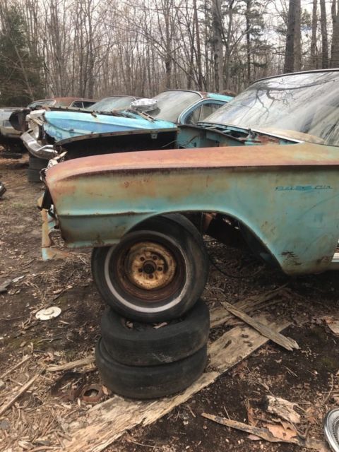 1960 Blue Chevrolet Impala Wagon