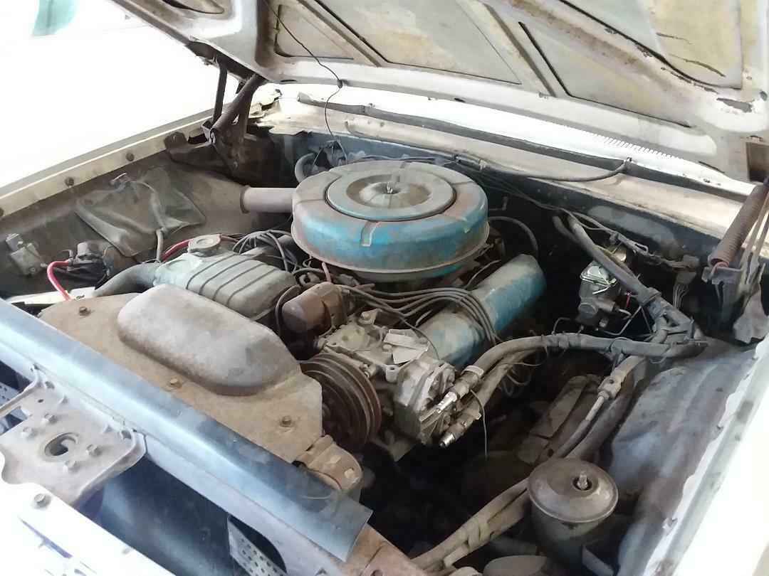 1963 White Ford Galaxie Wagon