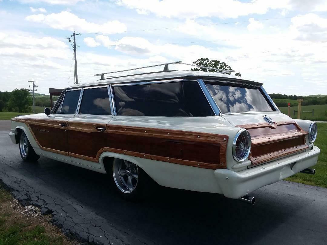 1963 White Ford Galaxie Wagon
