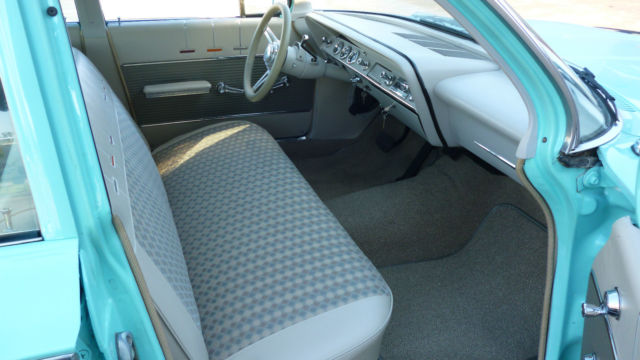 1962 Blue Chevrolet Bel Air/150/210 Station wagon