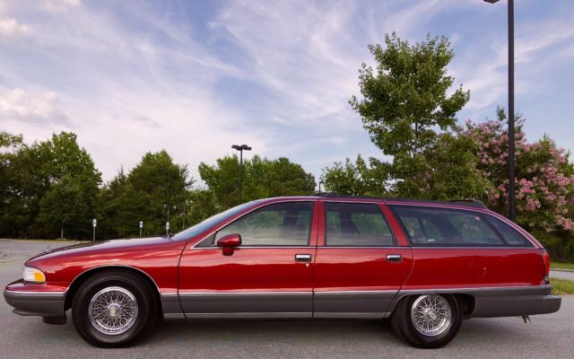 1994 Medium Garnet Red Metallic / Medium Gray Metallic Chevrolet Capriceold Wagon