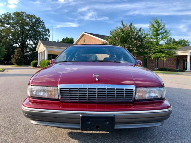 1994 Medium Garnet Red Metallic / Medium Gray Metallic Chevrolet Capriceold Wagon