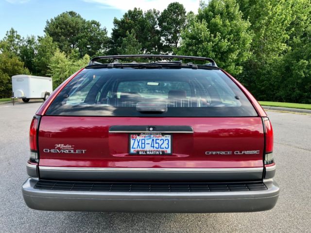 1994 Medium Garnet Red Metallic / Medium Gray Metallic Chevrolet Capriceold Wagon