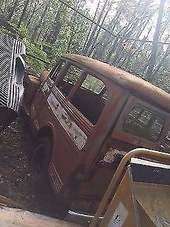 1949 Red Willys Station Wagon