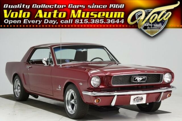 1966 Burgundy Ford Mustang Coupe