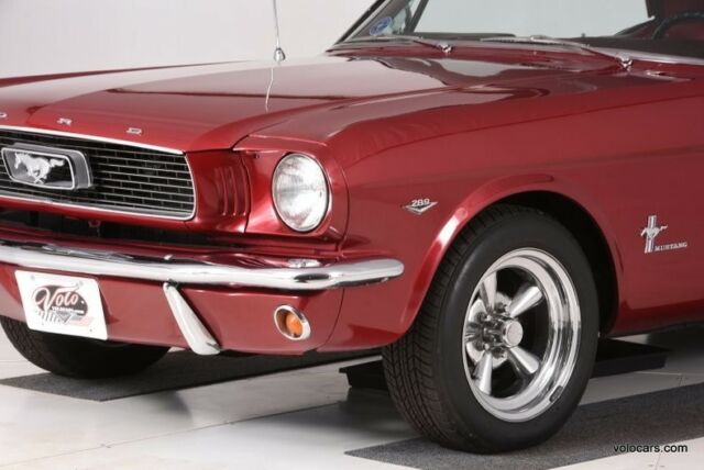 1966 Burgundy Ford Mustang Coupe
