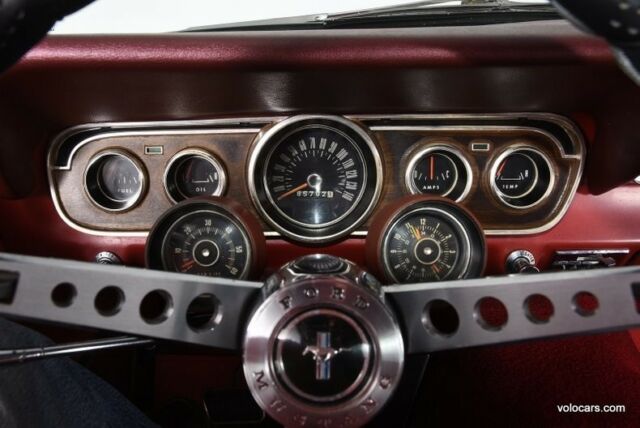 1966 Burgundy Ford Mustang Coupe