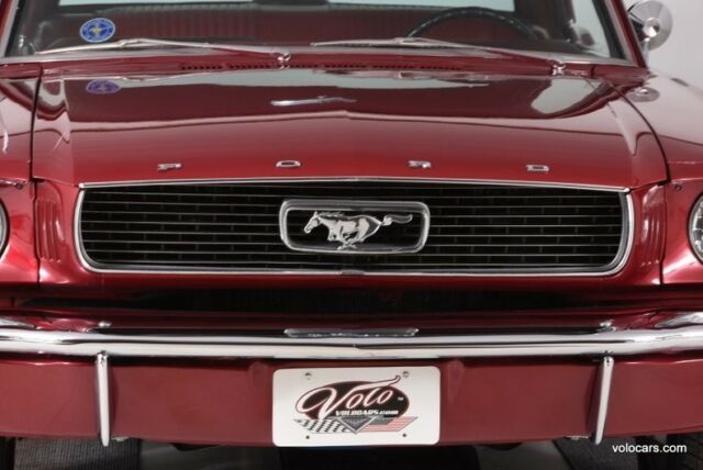 1966 Burgundy Ford Mustang Coupe
