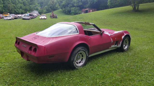 1981 Red Chevrolet Corvette T-Top Coupe
