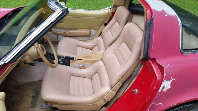 1981 Red Chevrolet Corvette T-Top Coupe