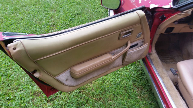 1981 Red Chevrolet Corvette T-Top Coupe