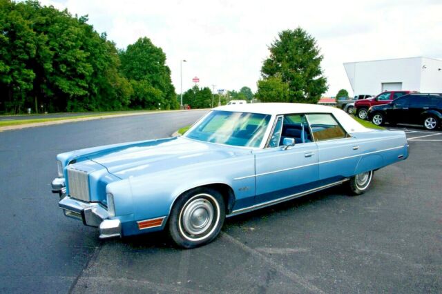 1978 Blue Chrysler New Yorker Sedan