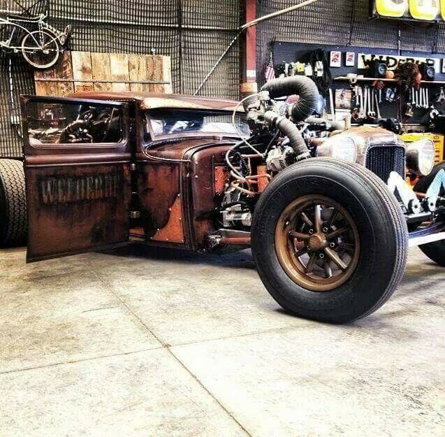 1930 Custom rust finish Ford Model A Truck
