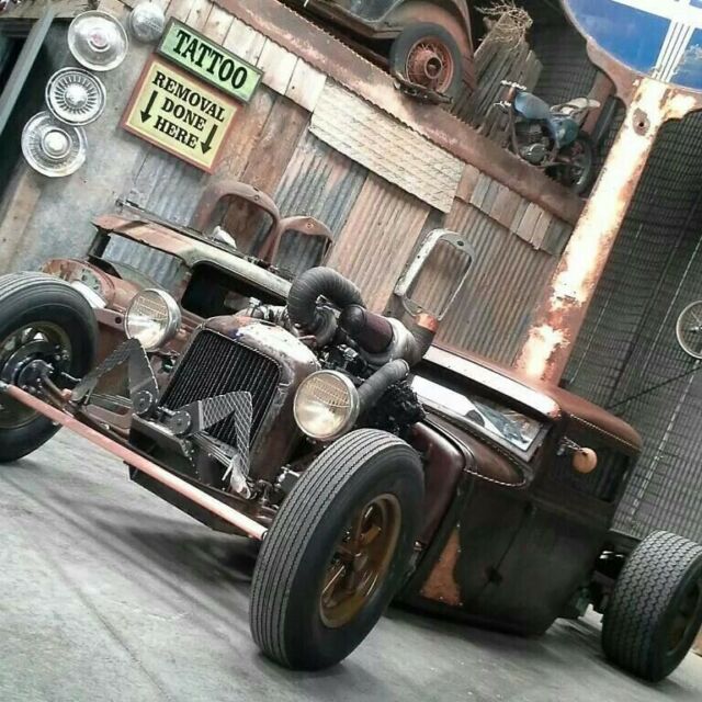 1930 Custom rust finish Ford Model A Truck