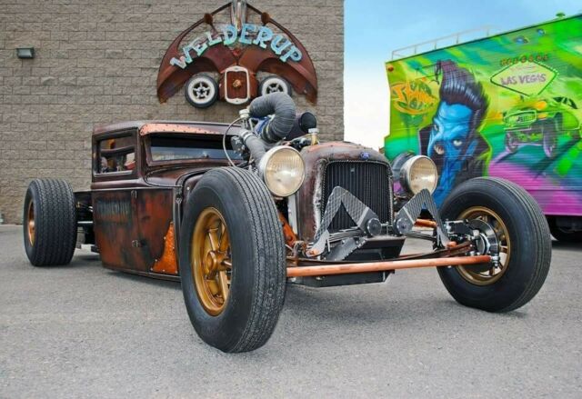 1930 Custom rust finish Ford Model A Truck