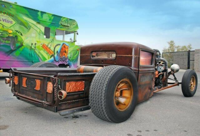 1930 Custom rust finish Ford Model A Truck