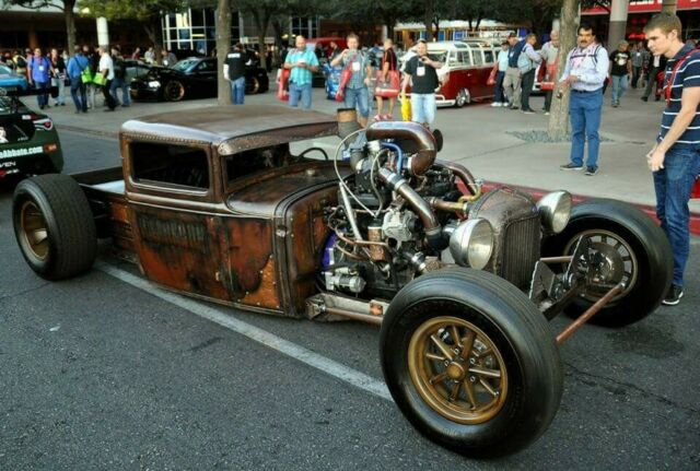 1930 Custom rust finish Ford Model A Truck