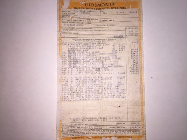 1966 Dark Ginger Oldsmobile Toronado Coupe