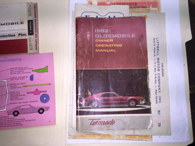 1966 Dark Ginger Oldsmobile Toronado Coupe