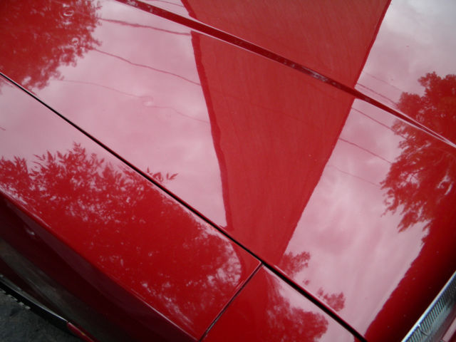 1990 Red Ford Mustang Convertible