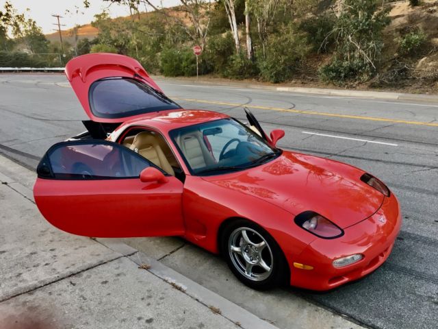1993 Red Mazda RX-7 Coupe